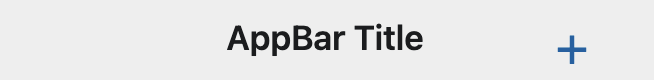 CupertinoAppBar